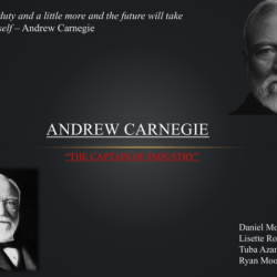 Andrew carnegie pros and cons