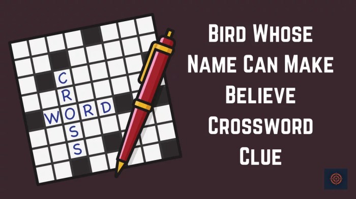 Should i believe this crossword clue