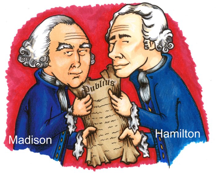 Federalist vs anti federalist cartoon