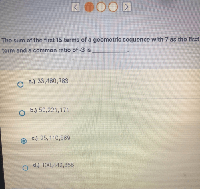 Geometric series