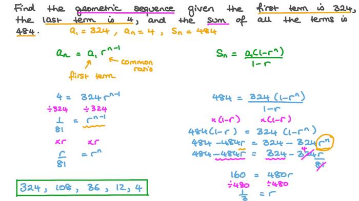 Calculate s12 for the geometric series 4+10+25